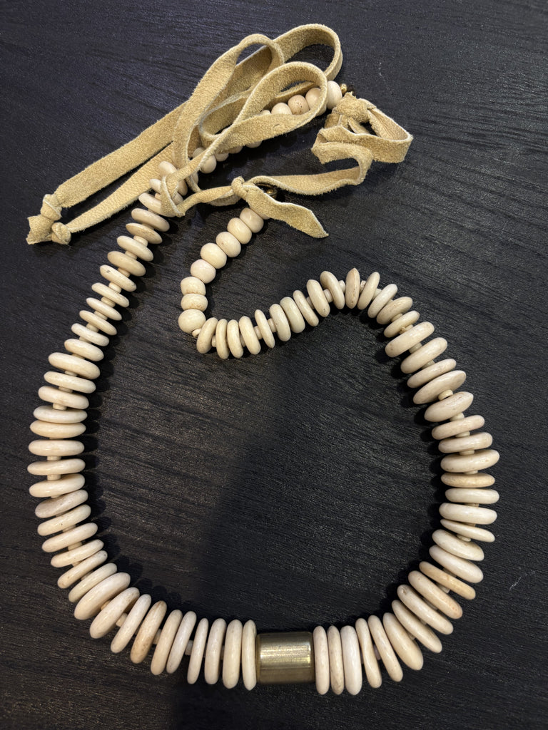 Bisjoux Tribal Necklace with brass bead