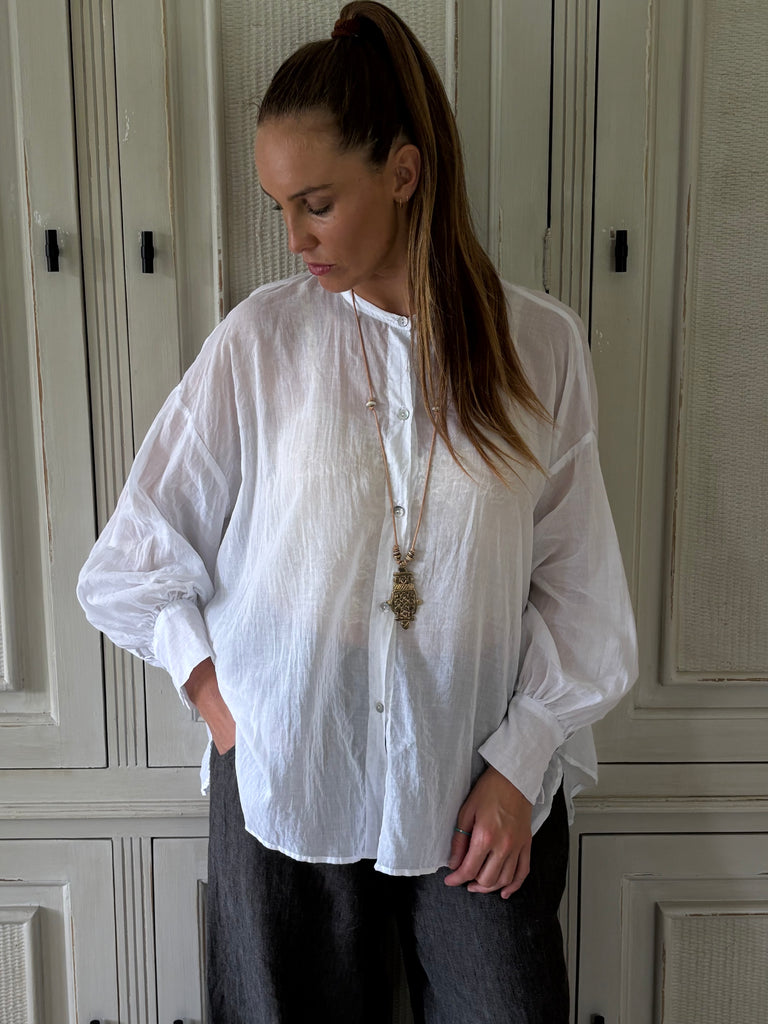 Mia Cotton Blouse - 4 Colours