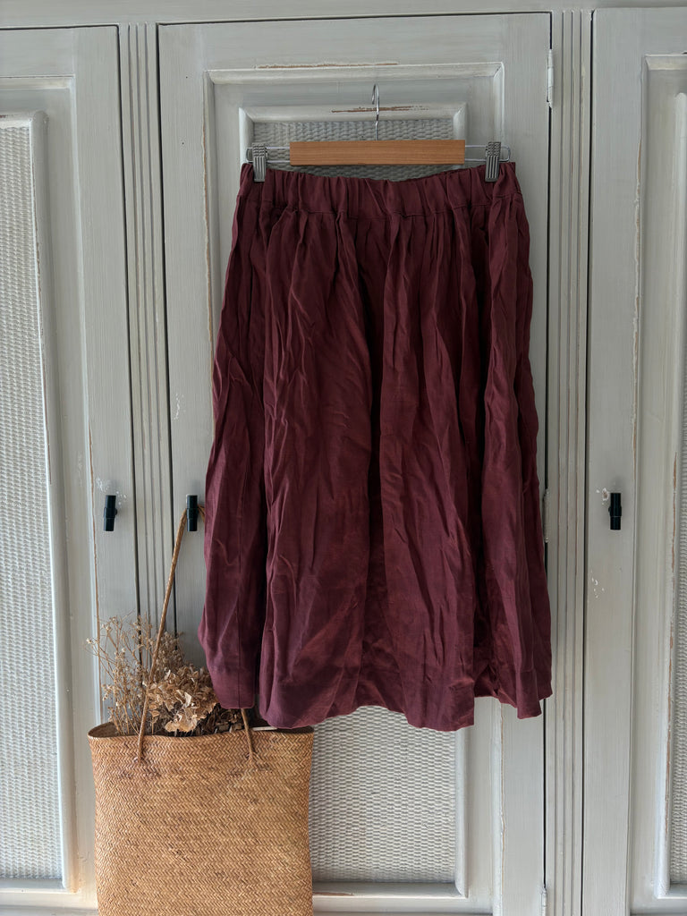 Layla Linen Midi Skirt - 4 Colours