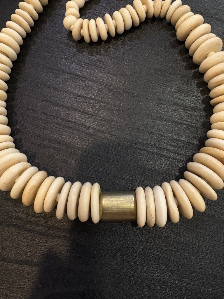 Bisjoux Tribal Necklace with brass bead