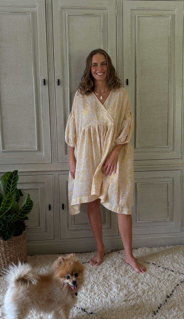 The Lulu Linen Gauze Dress - 2 Colours- SALE