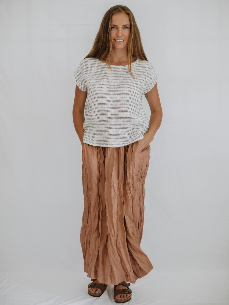 Layla Linen Maxi Skirt - 5 colours