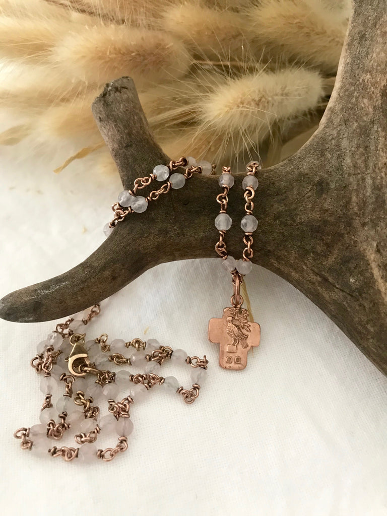 Zali Copper and Gold Necklace