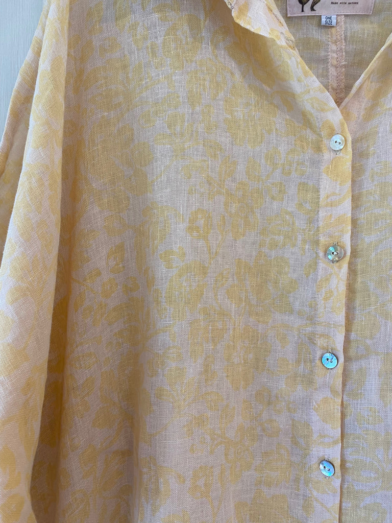 Analise Linen Shirt Dress-  4 colours