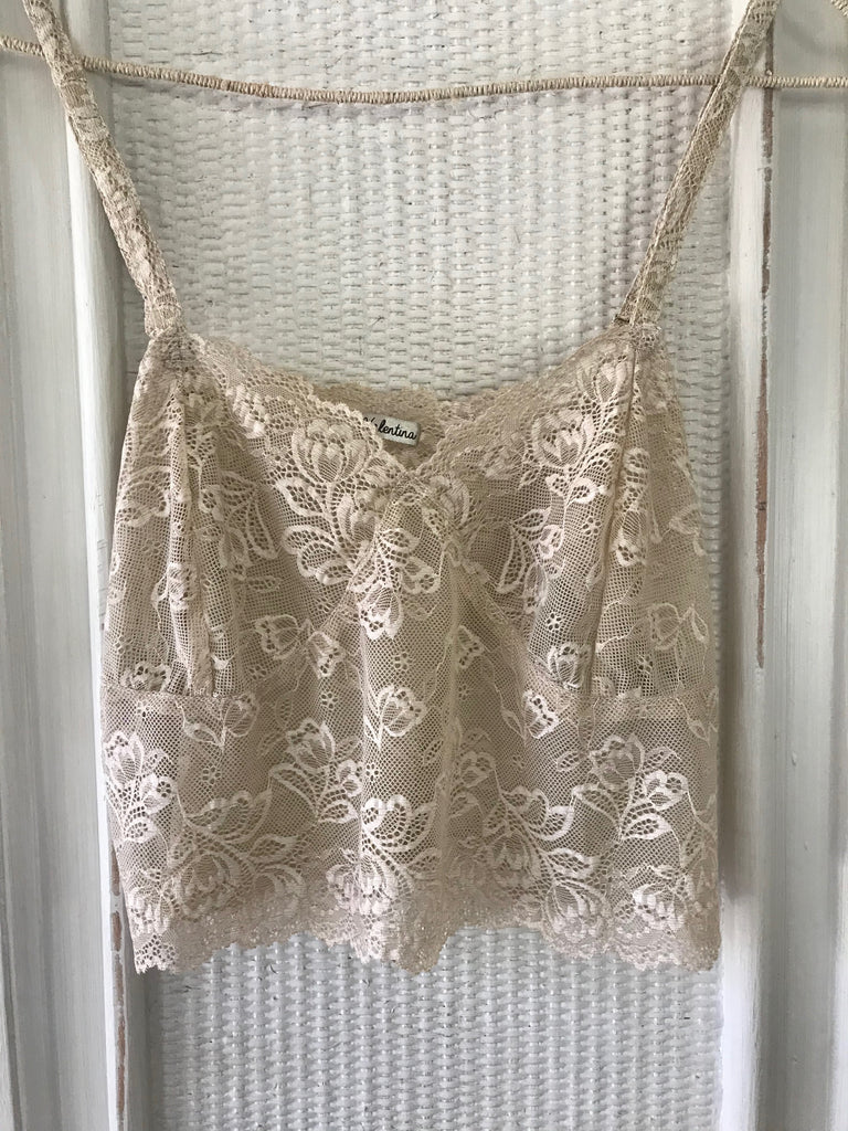 Lace Bralette - Nude