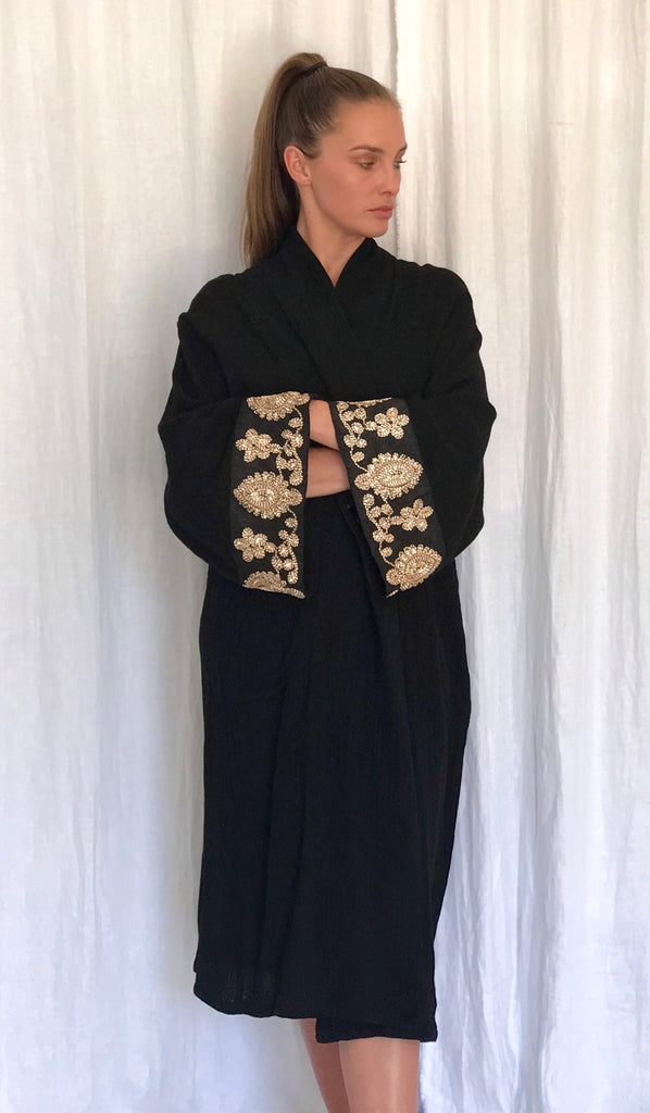 Lola Linen Kimono Coat
